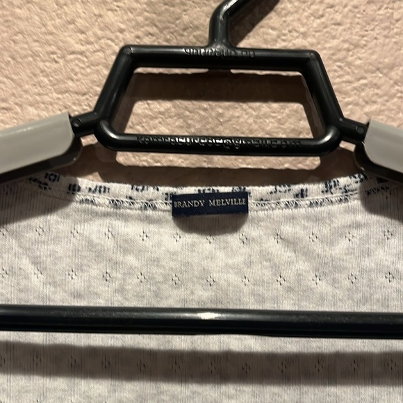 Brandy Melville Women’s Floral Button Down Lettuce Trim Shirt Size XS-Small - Picture 5 of 8